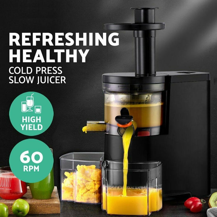 Cold Press Slow Juicer Black