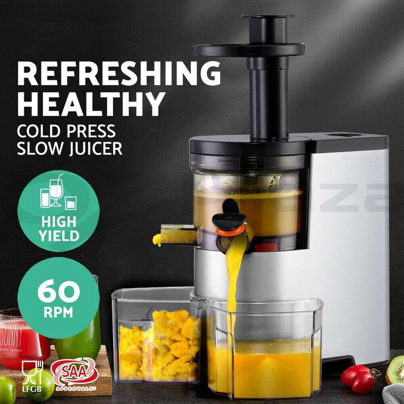 Cold Press Slow Juicer Silver