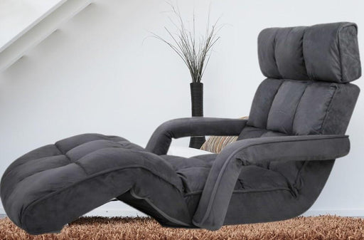 Bostin Life Adjustable Lounger With Arms - Charcoal Furniture > Living Room