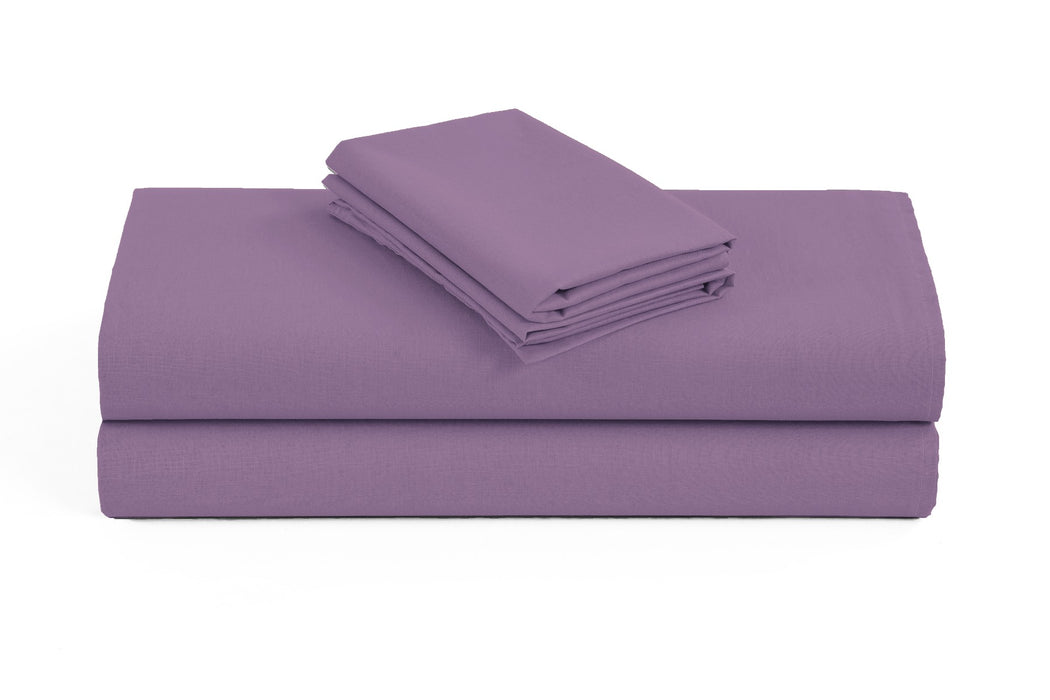 Linen 1200TC Organic Cotton Sheet Sets - Queen Size Purple