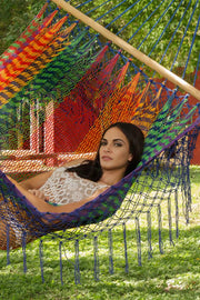 Bostin Life Resort Style Fringed King Size Hammock - Mexicana Home & Garden > Outdoor Living